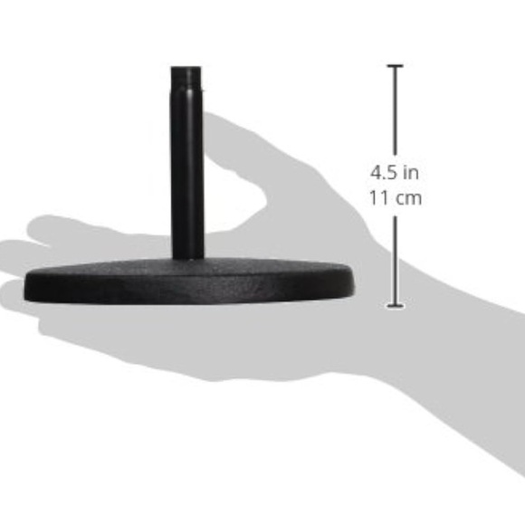 OnStage DS7100B Desktop Microphone Stand, Black, NIB - Picture 4 of 4